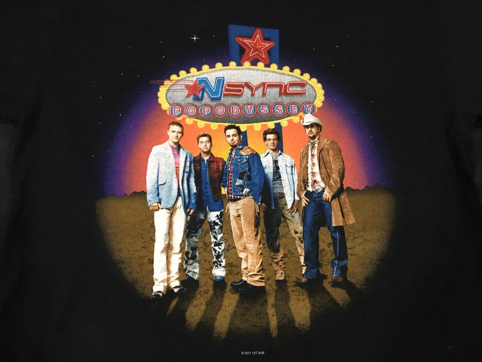 Vintage 2000S Nsync Shirt – Sz M – Justin Timberlake Winterland Tee