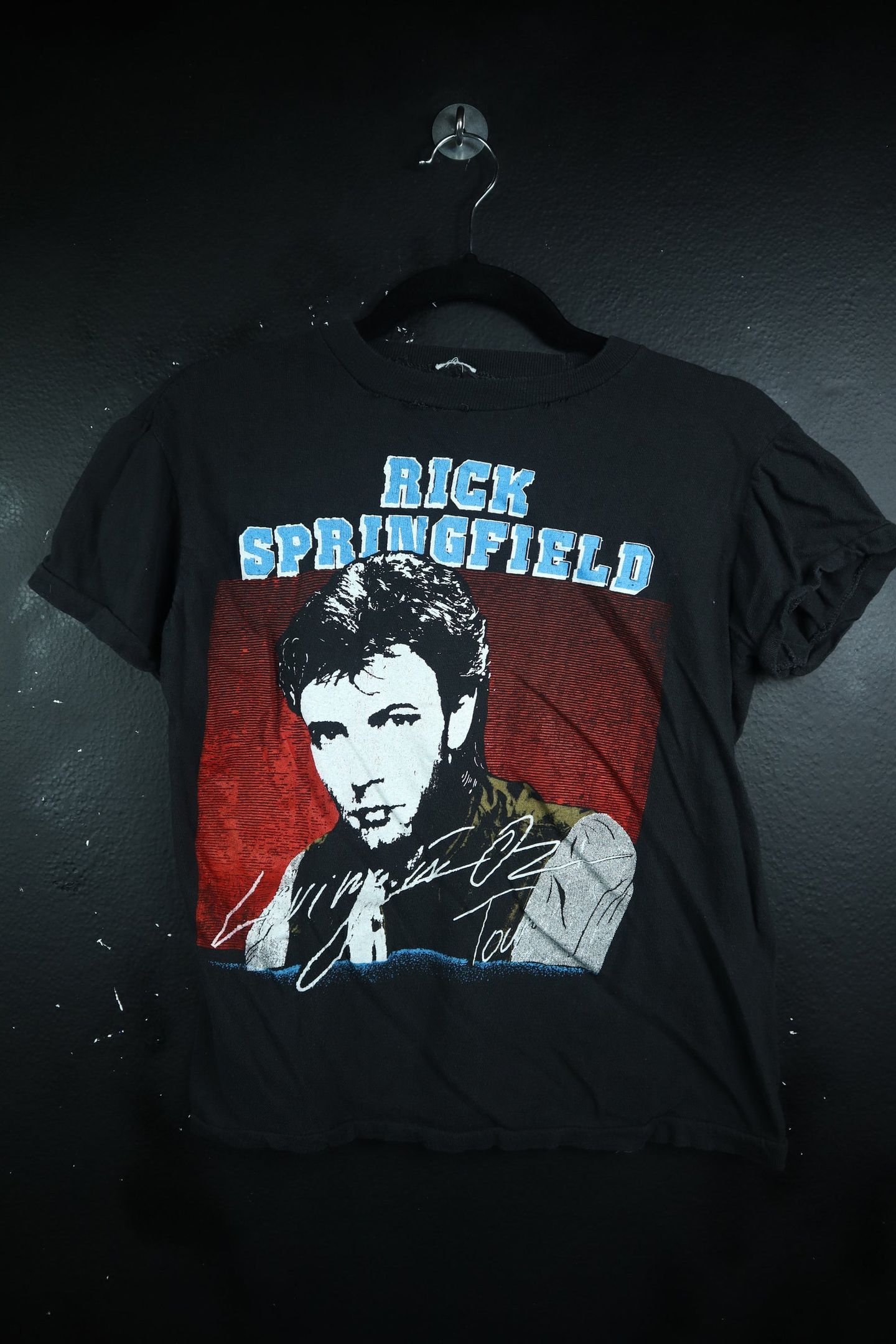 Rick Springfield Living In Oz Tour 1983 Vintage Tshirt