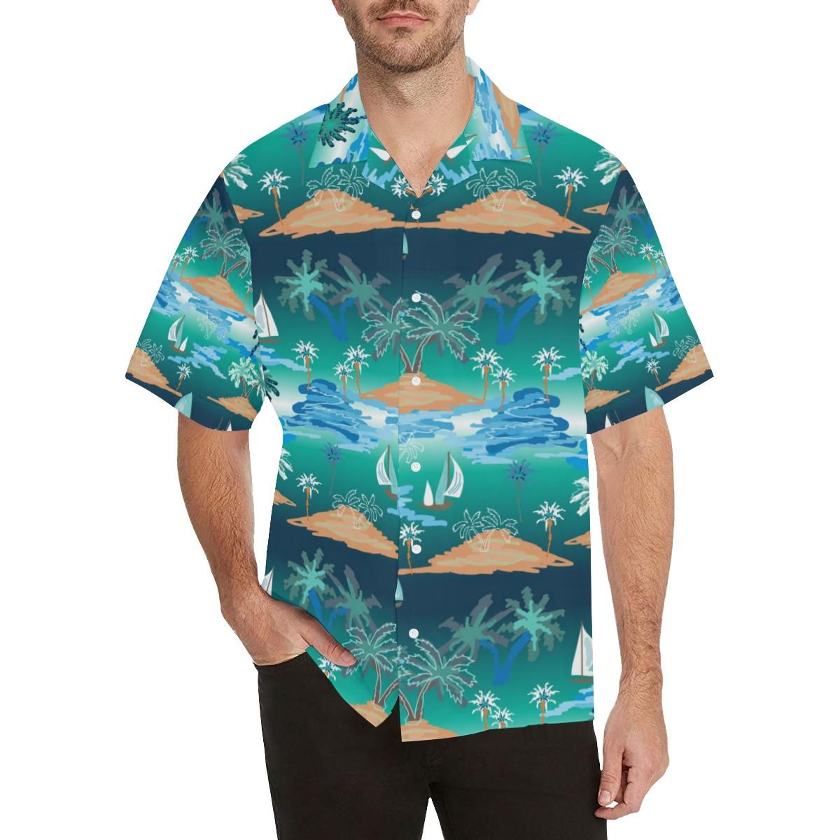 Sailboat Water Color Pattern MenR …