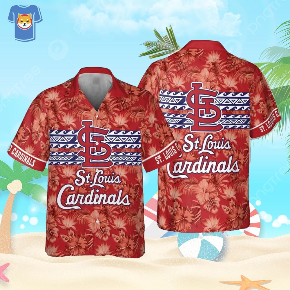 St Louis Cardinals Major League Baseball 3D Print Hawaiian Shirt