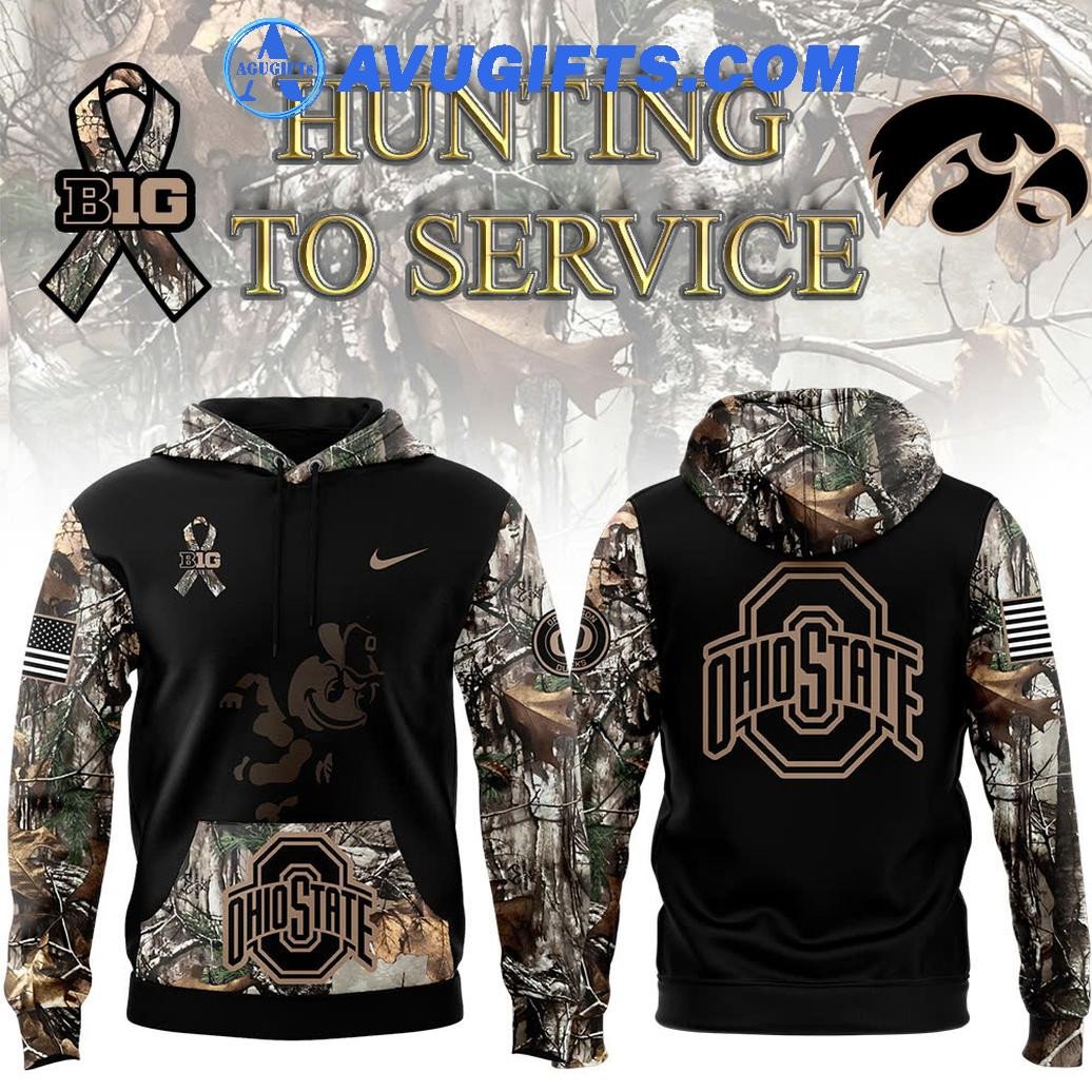 Ohio State Buckeyes X Hunting Limited Edition 2024 Hoodie – Zip Hoodie 3D Aop Shirt