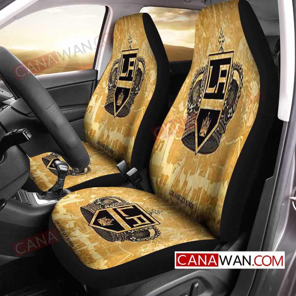 Los Angeles Kings Logo Art Car Seat Cover Set CSC1091