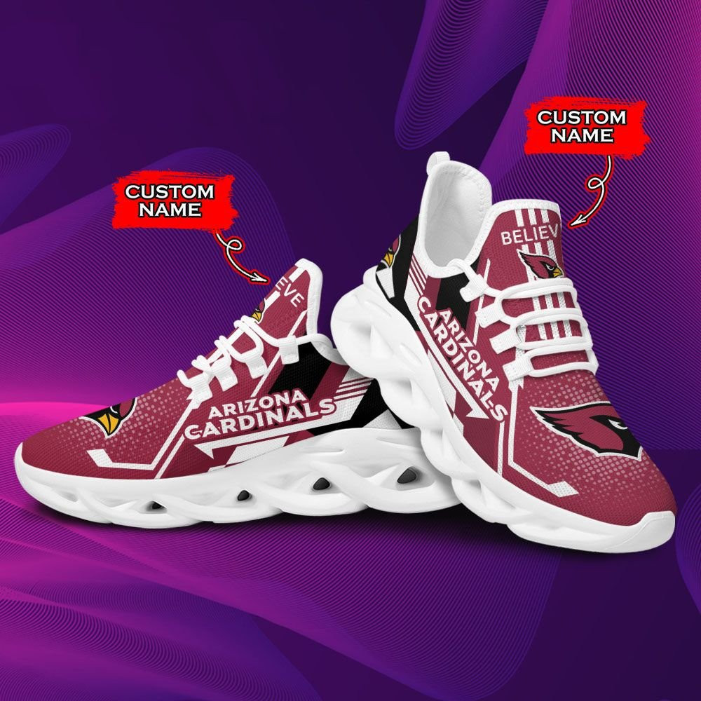 Arizona Cardinals Personalized Clunky Sneaker Max Soul Shoes MS7717