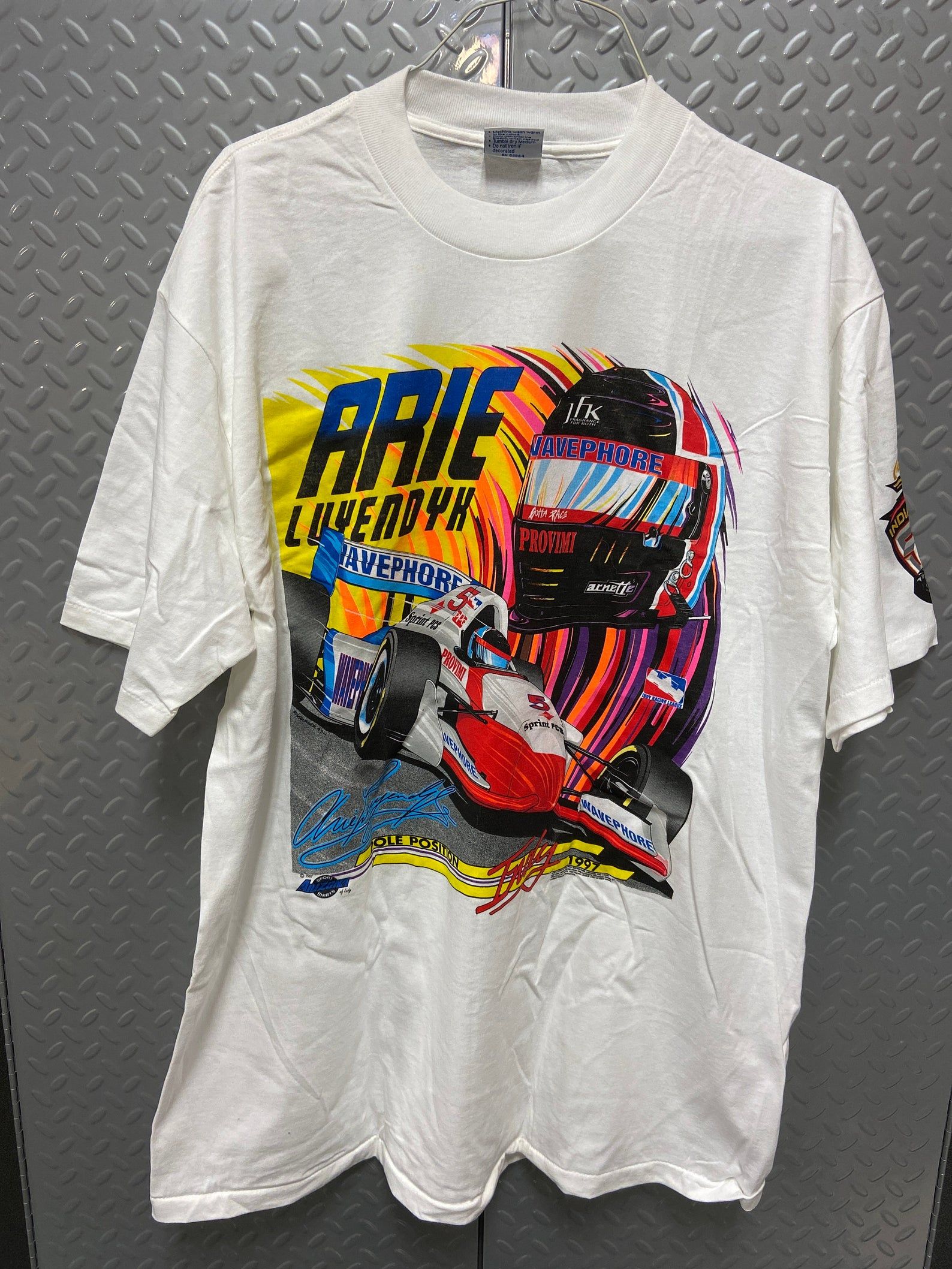 Nwot Vintage 1997 Arie Luyendyk Irl Shirt X