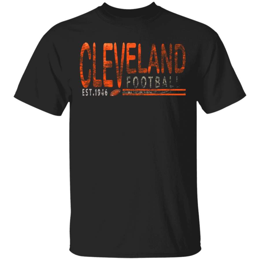 Vintage Cleveland Ohio Team Popular Football Sweatshirt By Vevotee Store Hoodie Shirt