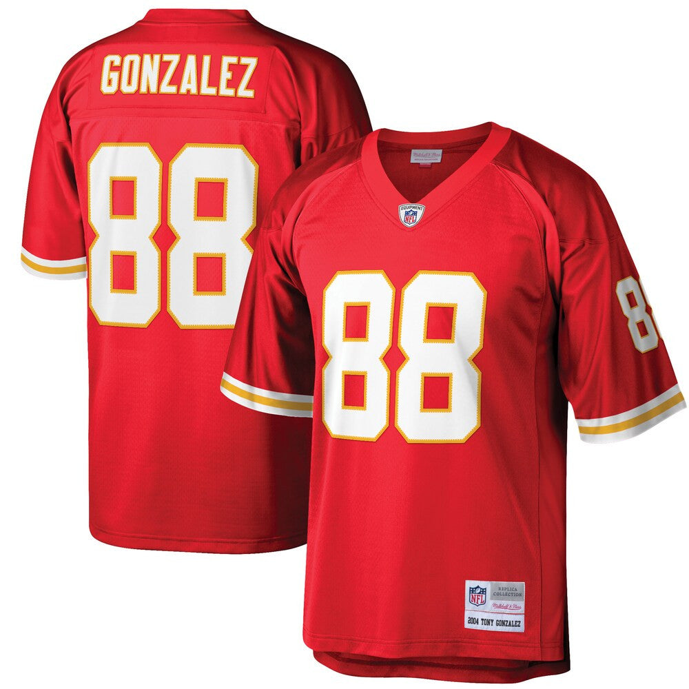 Men’S Kansas City Chiefs Tony Gonzalez Mitchell & Ness Red Retired Player Legacy Replica Jersey