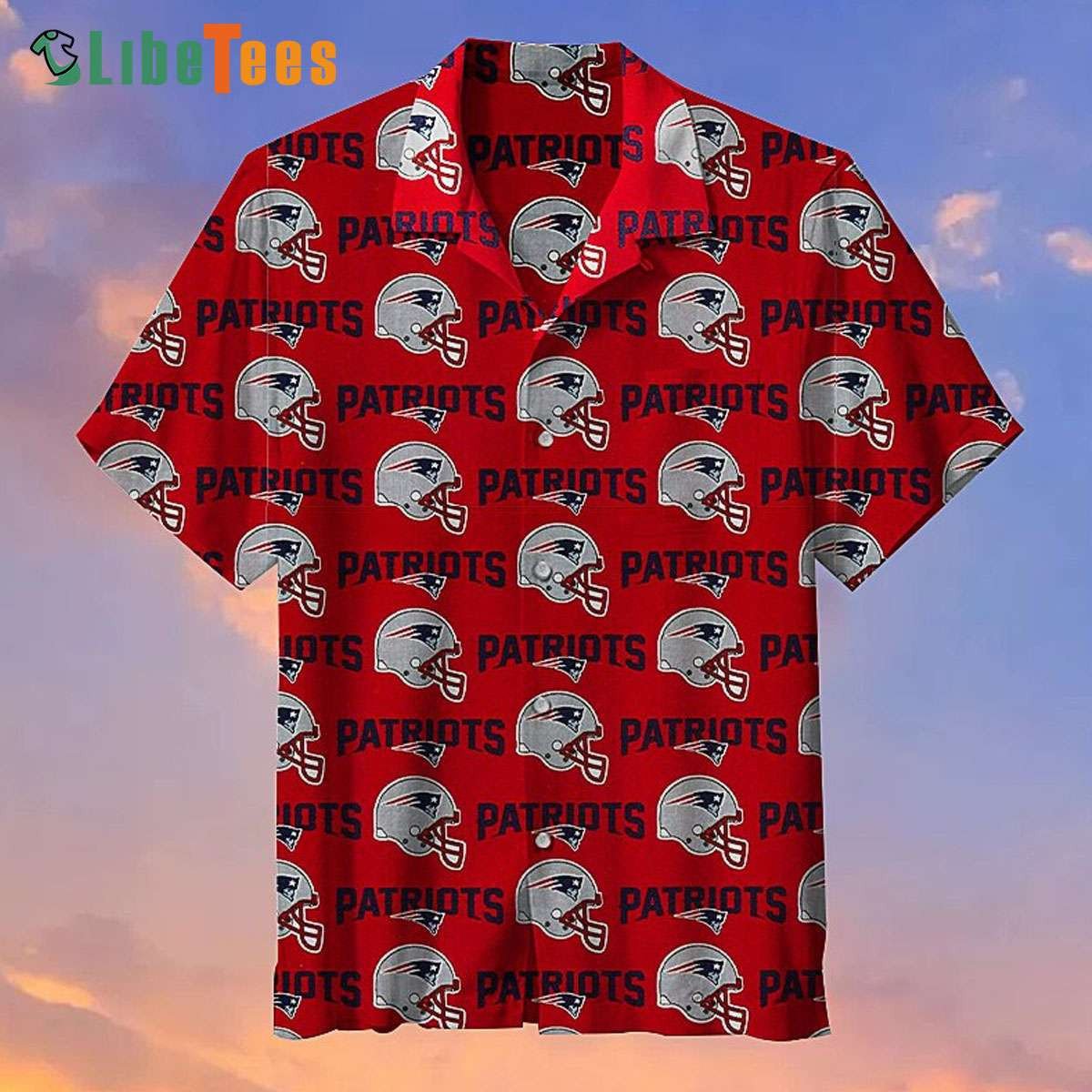 Red New Sport-Team England Patriots Hawaiian Shirt – Perfect Gifts For Your Loved Ones