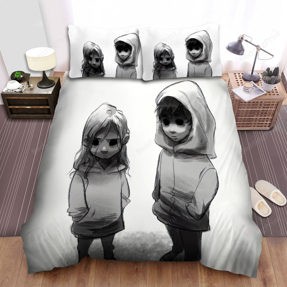 Black-Eyed Children In Hoodies Illus &hellip;