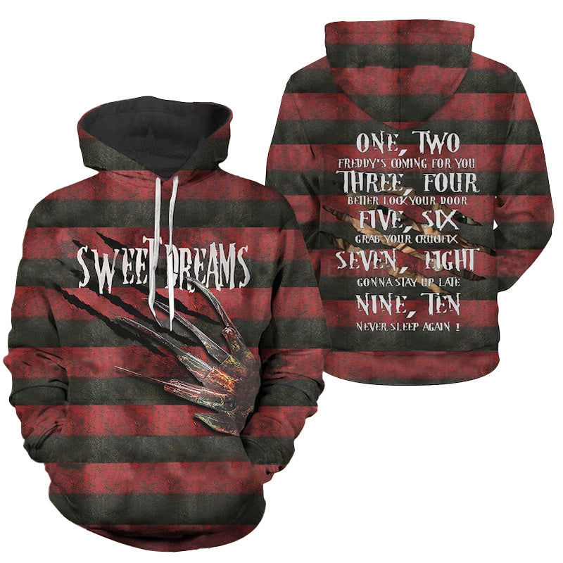 Freddy Krueger Sweet Dreams Hoodie