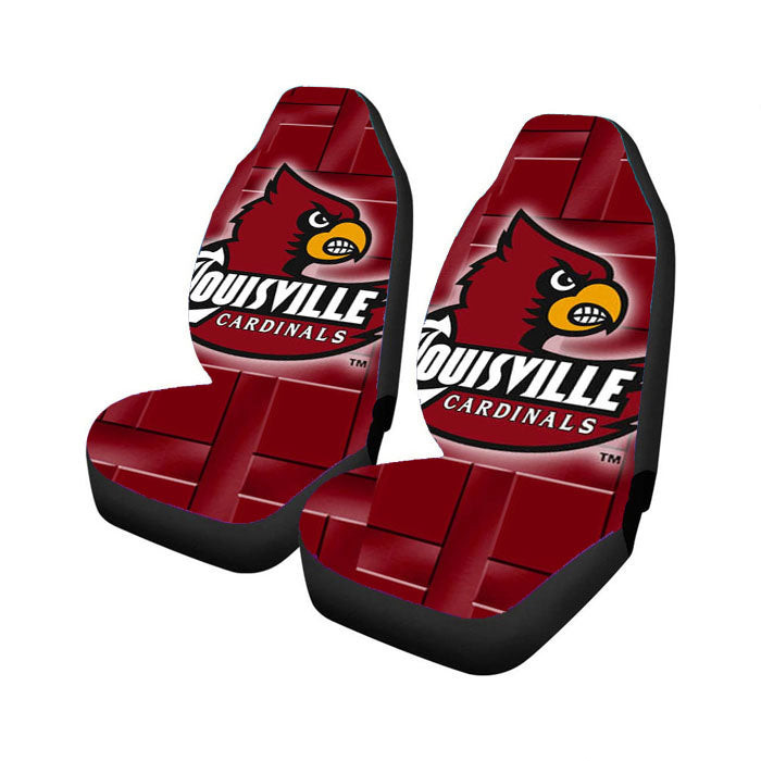 Louisville Cardinals Red Car Seat Cover Set CSC8655