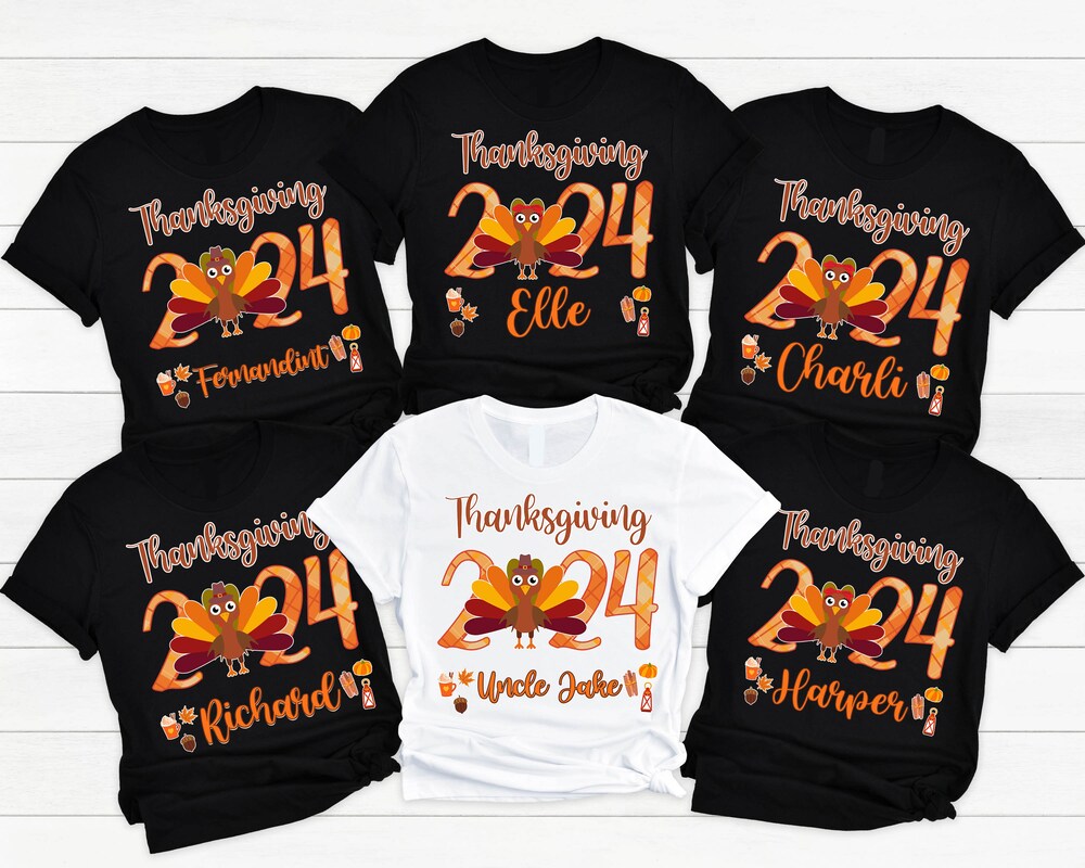 Thanksgiving Family Shirts Turkey Matching Family Personalized Thanksgiving Shirts Group Thanksgiving Shirts Custom Thanksgiving Shirts 2024 Crafted For Individuality Blueshirtfarm