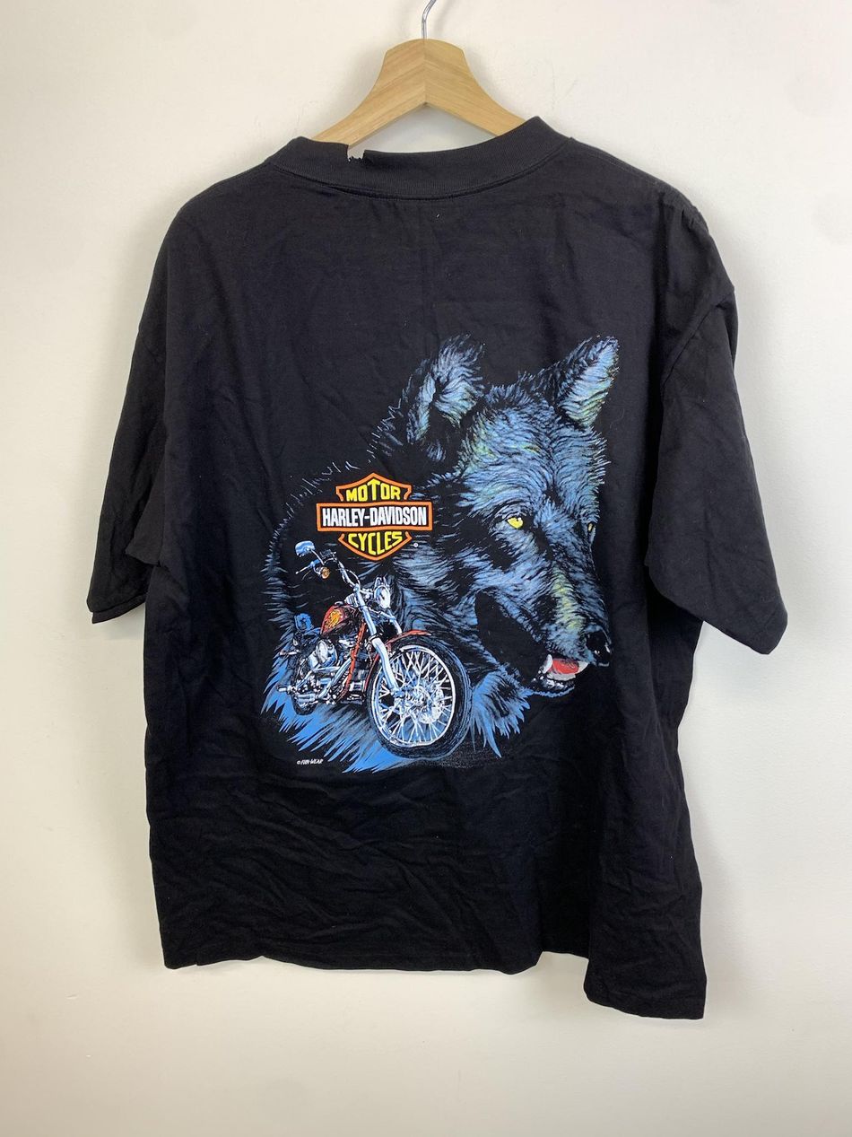 Vintage 1990s Singlestitch Harley Da &hellip;