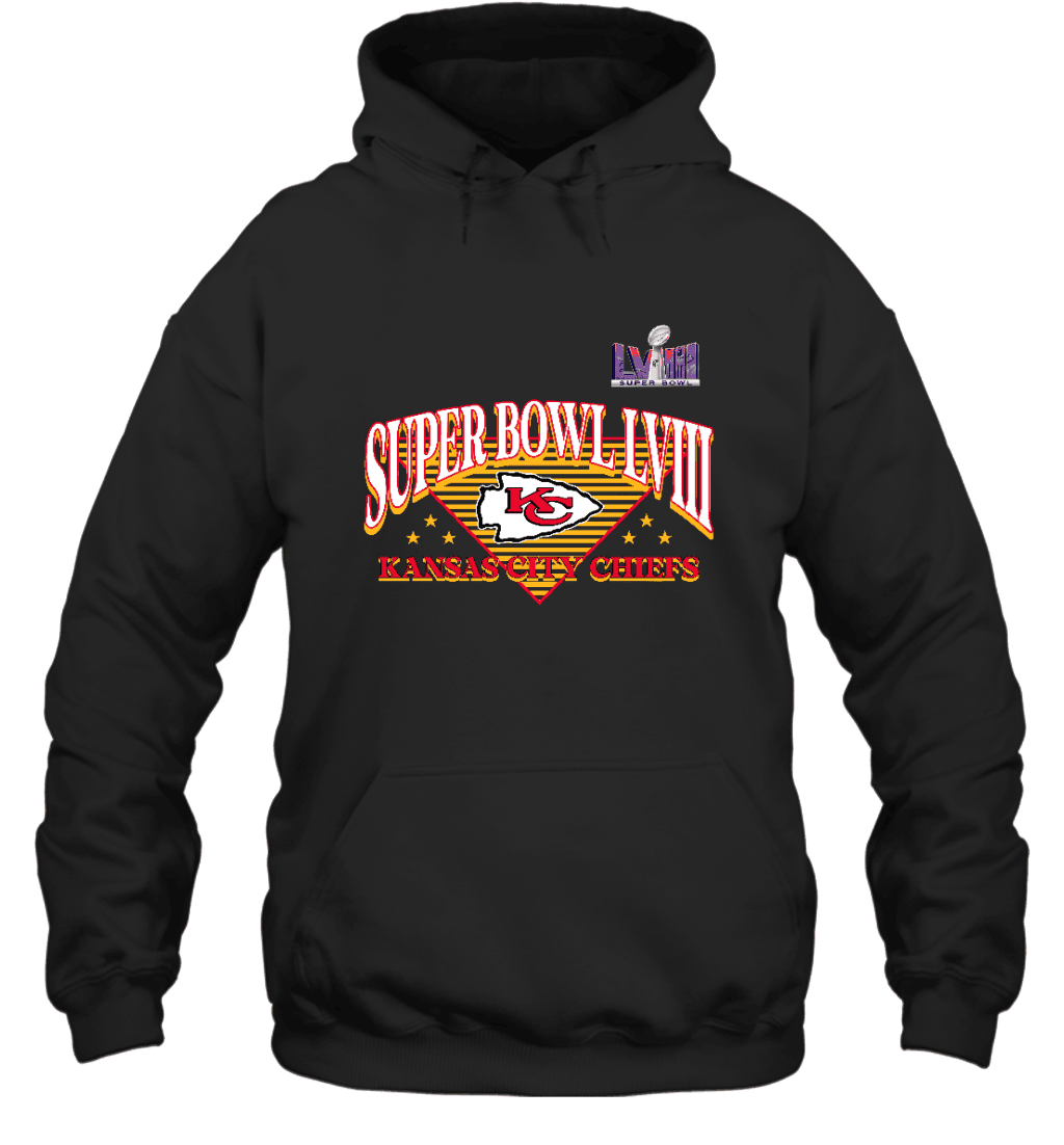 Kansas City Chiefs Super Bowl LVIII Lines Unisex 2D Hoodie