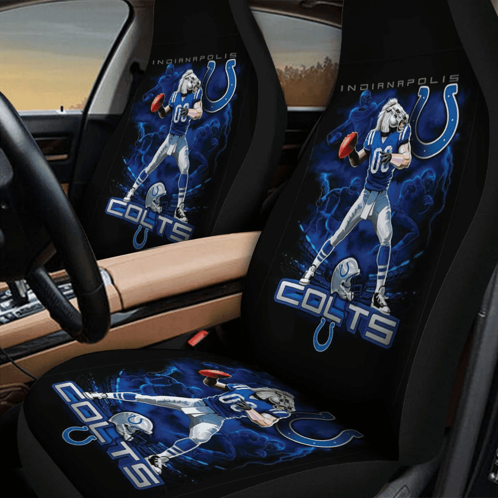 Indianapolis Colts Mascot Car Seat Cover Set CSC4051