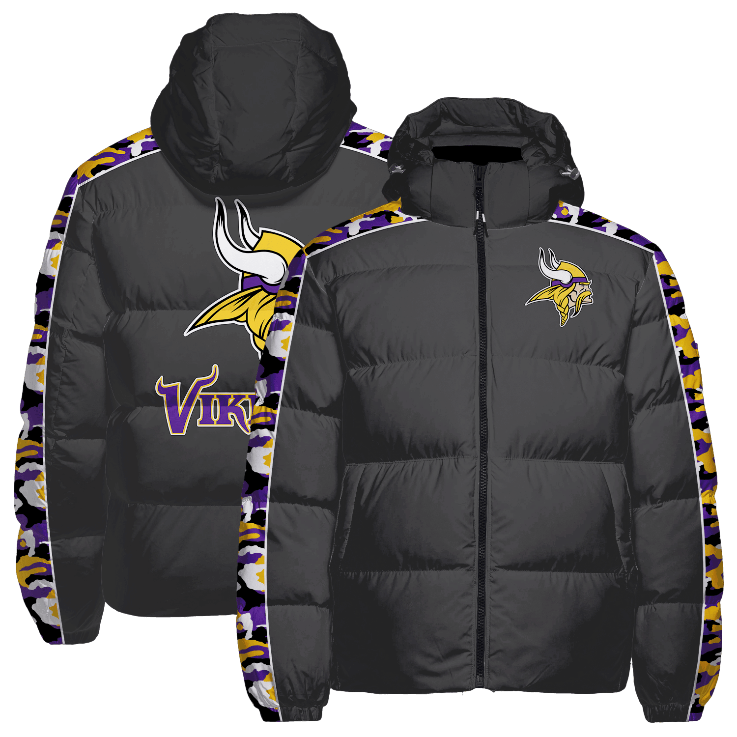 Minnesota Vikings NFL 2023 Starter Thursday Night Gridiron Unisex Puffer Jacket Down Jacket