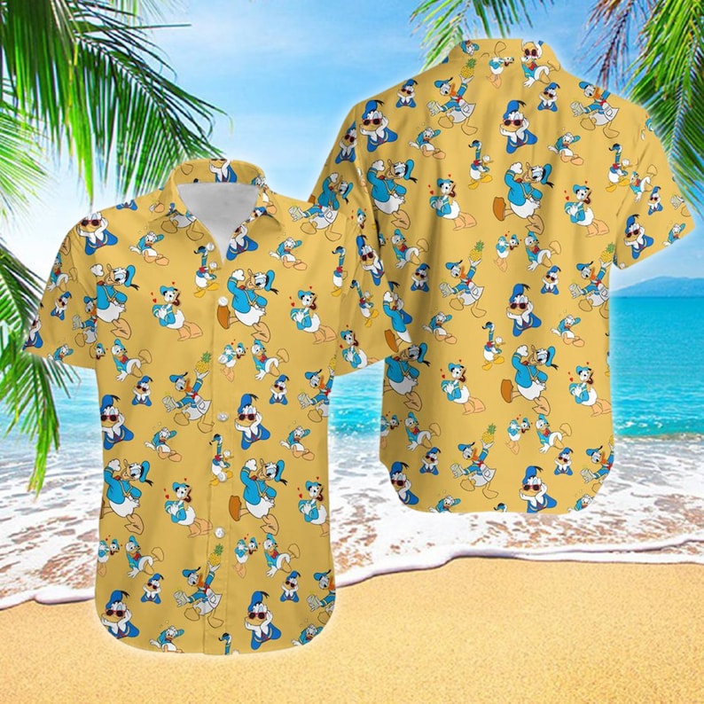 Dog Hawaii Beach Shirt, Magic World Button Up Shirt Holiday, Dog Hawaiian Shirt, Dog Shirt Gift, Cartoon Movie 3D All Over Print Shirt