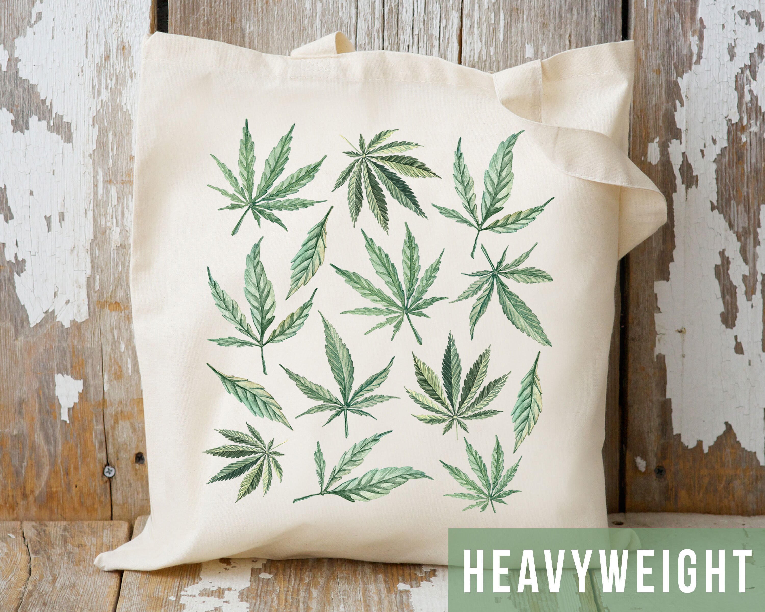 Stoner Heavyweight Tote Bag Cannabis Tote Bag Weed Tote Bag Cute Canvas Tote Bag Cloth Bag Plant Tote Bag Trendy Tote Bag Aesthetic Tote Bag