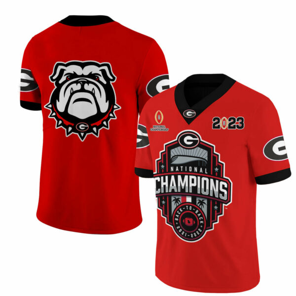 ..Georgia Bulldogs 2025 National Champions Jersey Football Shirt