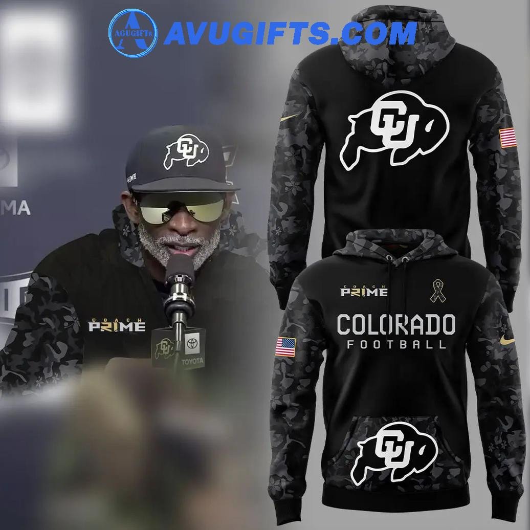 Colorado Buffaloes X Coach Deion Sanders Fans Favorites Limited Camo Black Hoodie – Coach Prime – Zip Hoodie 3D Aop Shirt