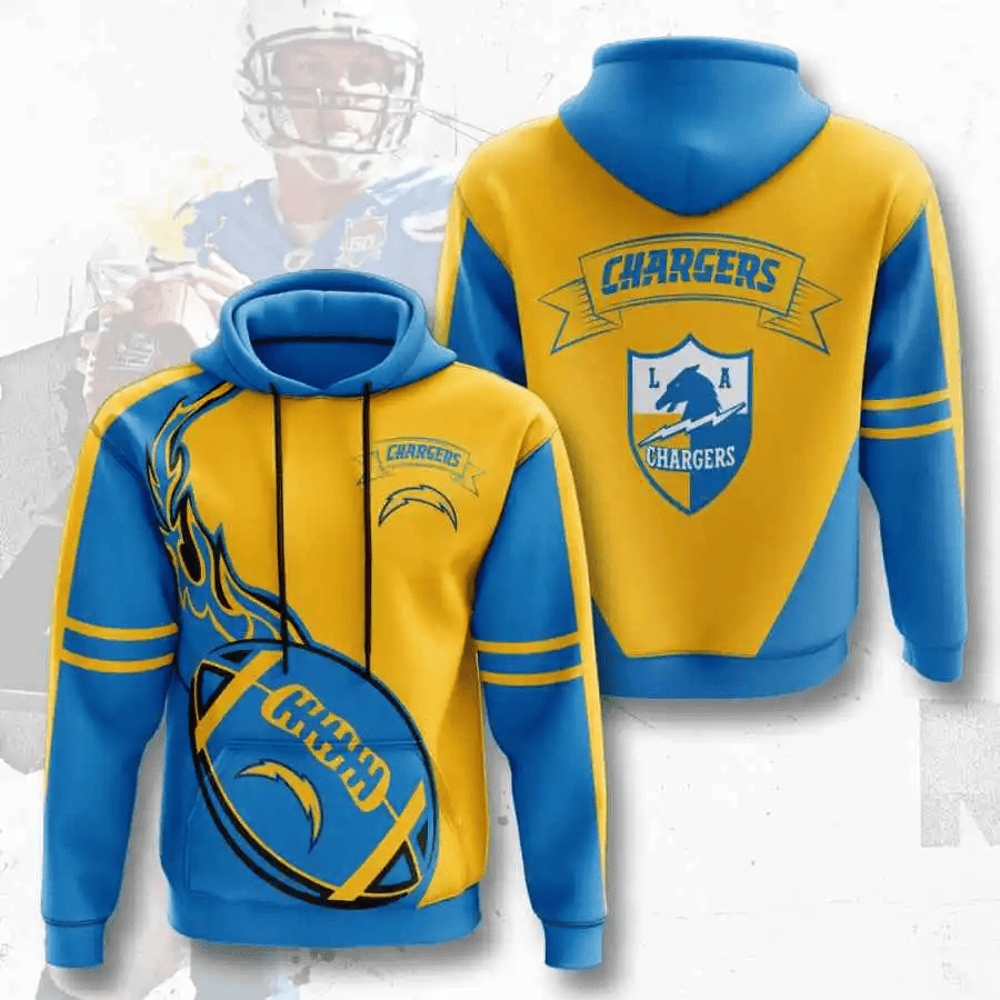 Sports American Football Sport-Team Los Angeles Chargers Usa Sport All Over Print Hoodie 3D 3  Aop Shirt