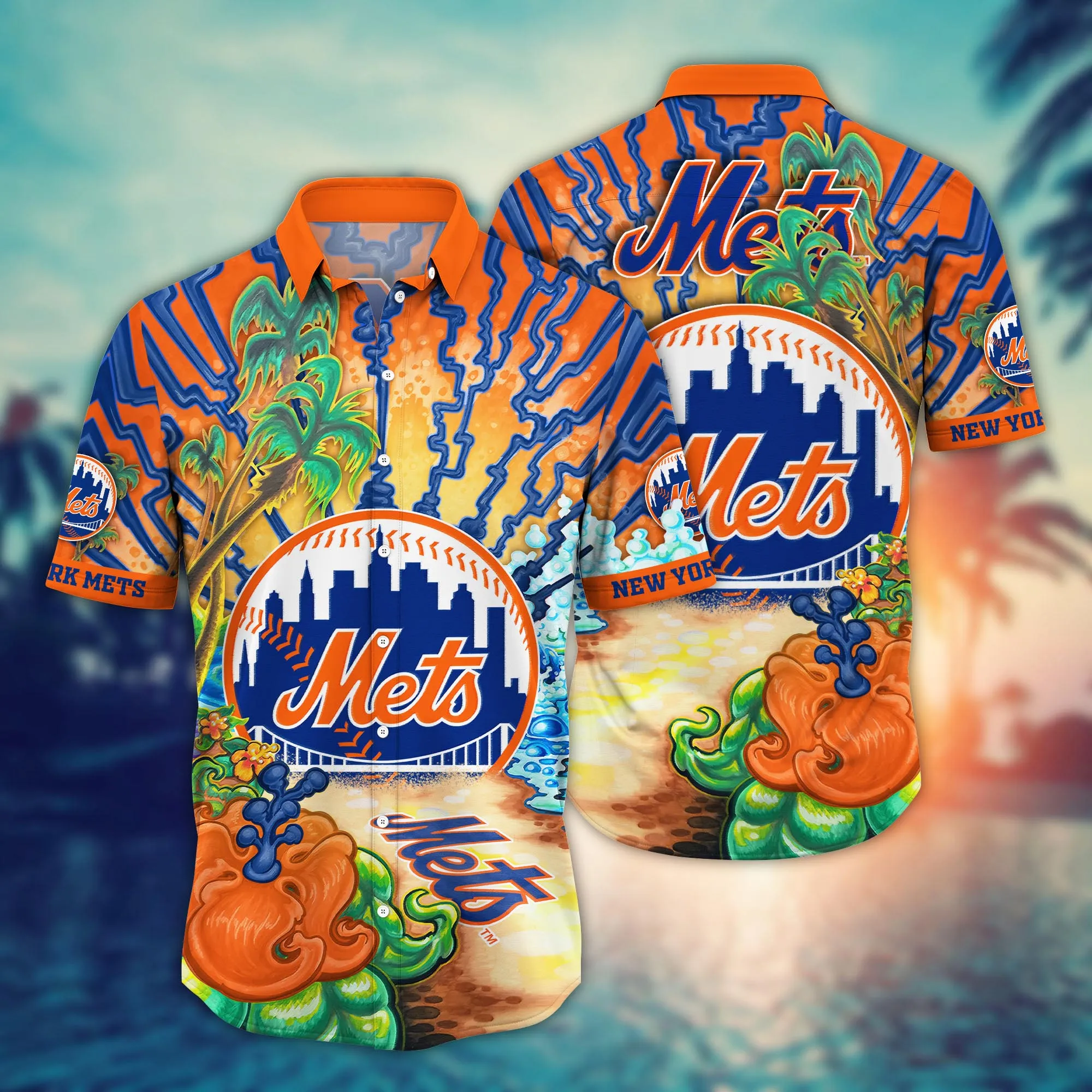 New York Mets Mlb Hawaiian Shirt Augusttime Aloha Shirt