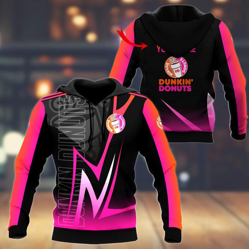 Personalized Dunkin Donut Esport Style Hoodie & Zip Hoodie