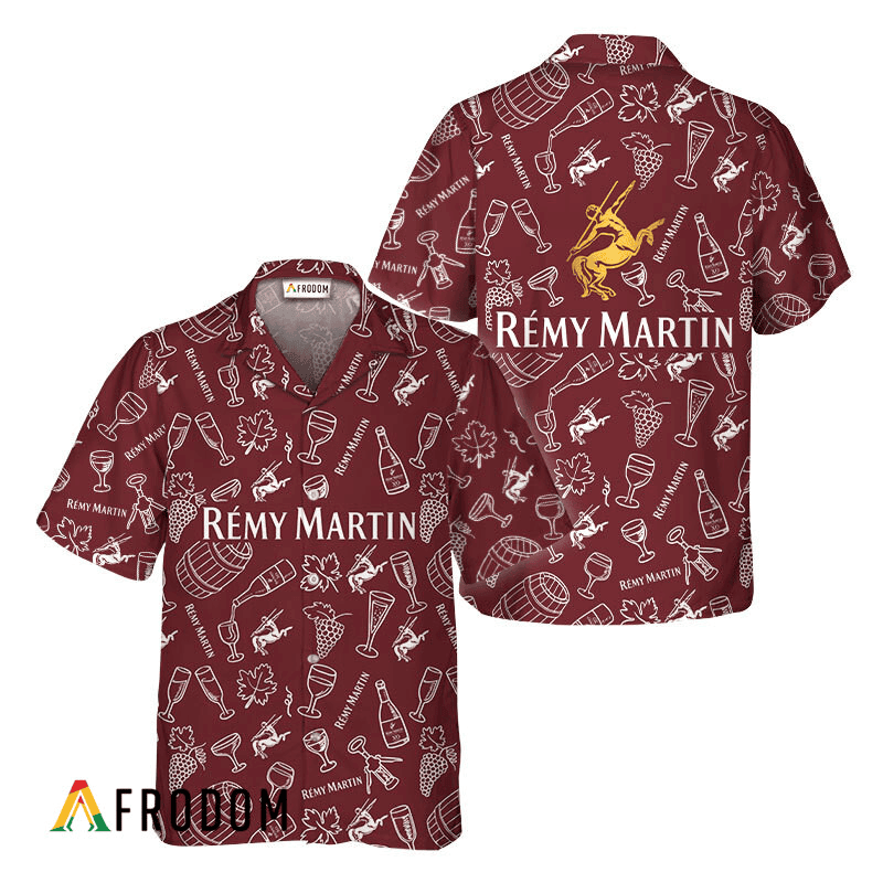 Remy Martin Doodle Art Hawaiian Shirt