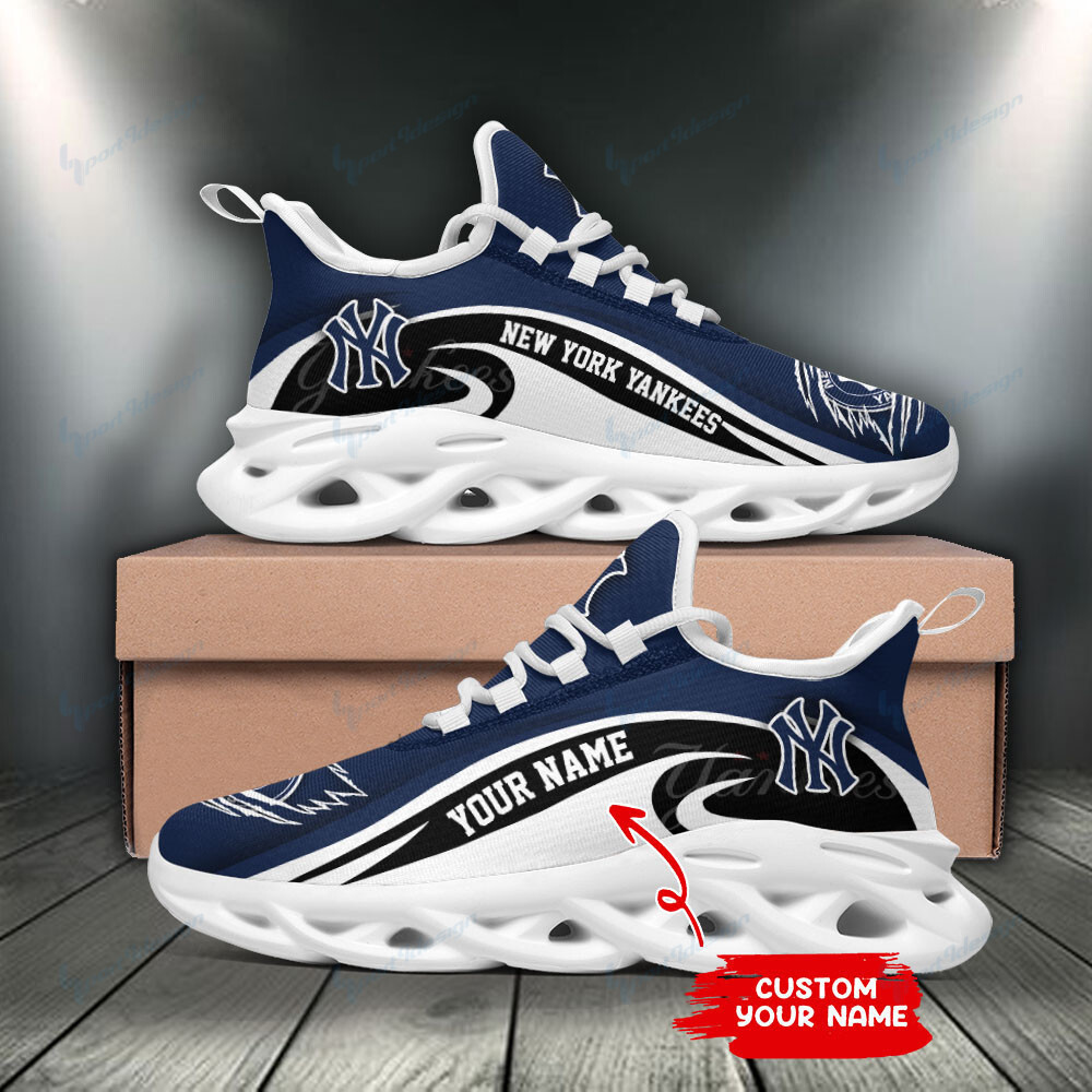 New York Yankees Personalized Clunky Sneaker Max Soul Shoes Ver 81