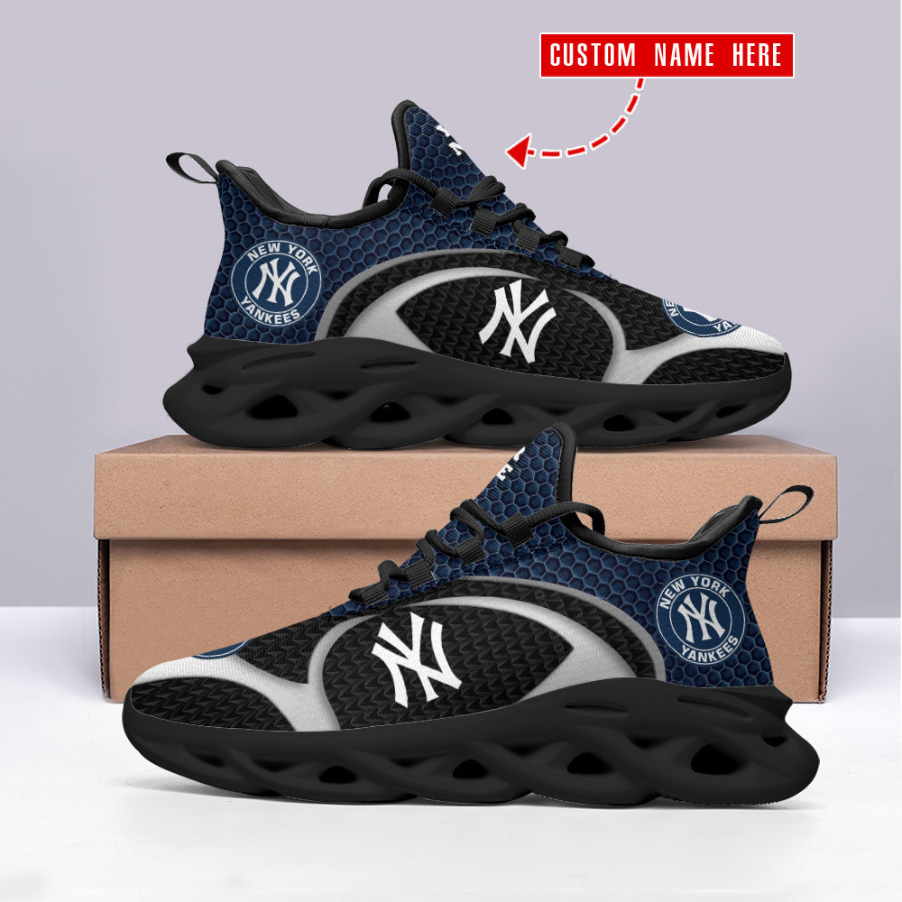 New York Yankees Personalized Clunky Sneaker Max Soul Shoes Ver 25