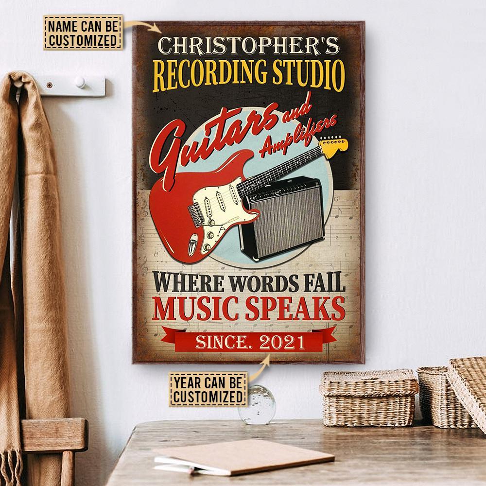 Personalized Guitar Recording Studio …