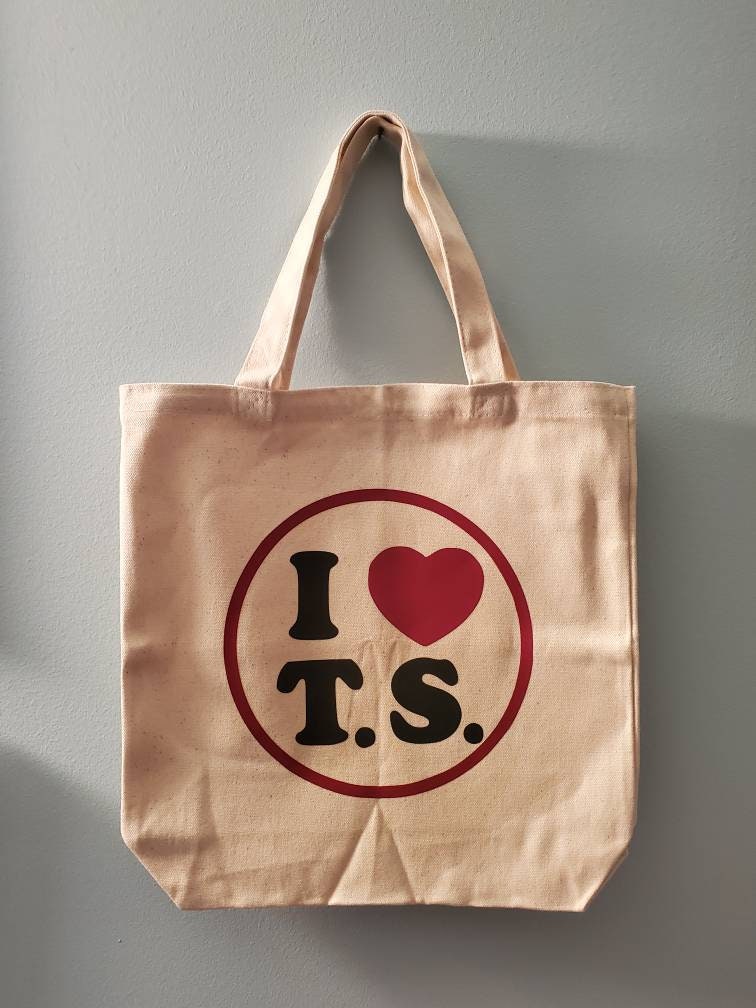 I heart T.S. tote