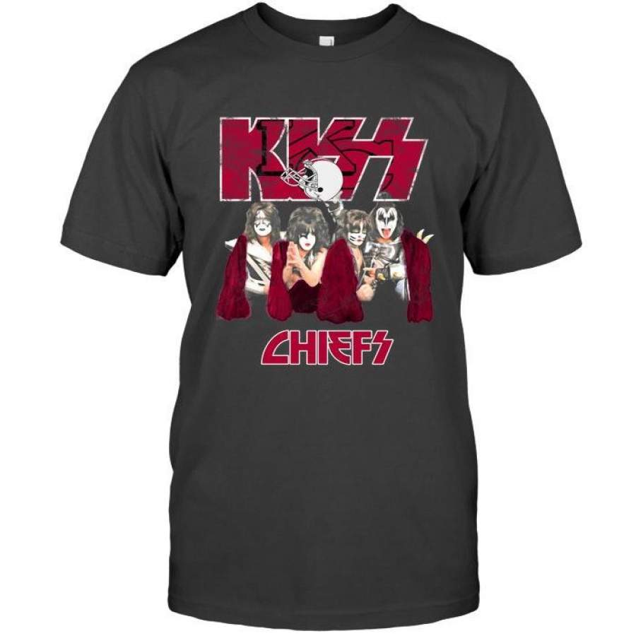 Kiss Kansas City Chiefs Trending Funny Gift Tshirt