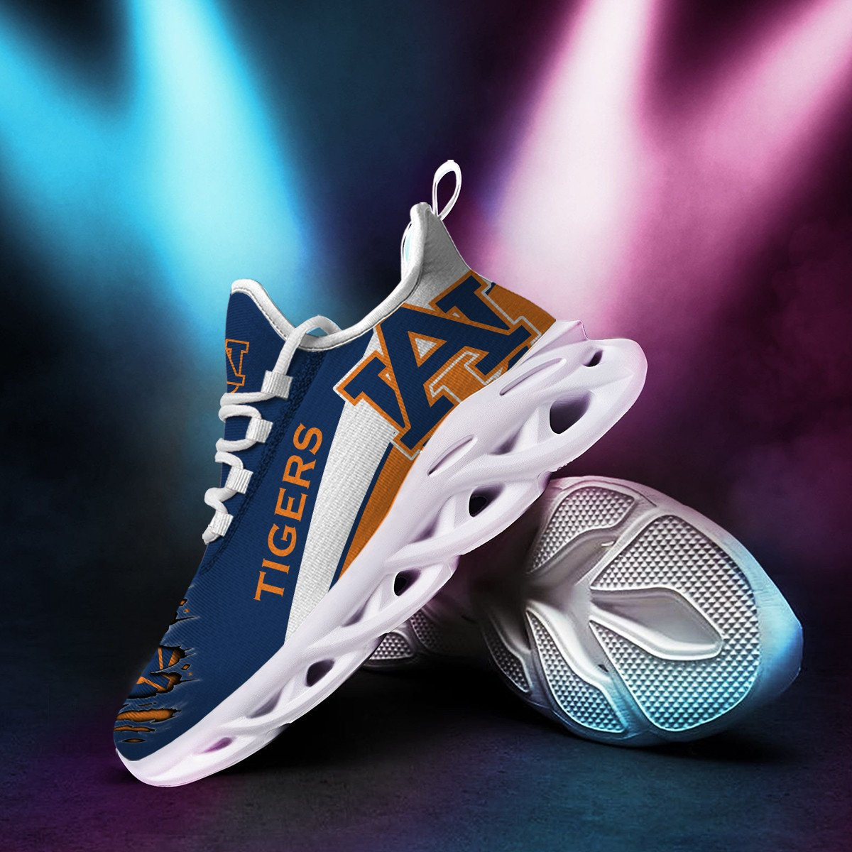 Auburn Tigers Clunky Sneaker Max Soul Shoes 1195