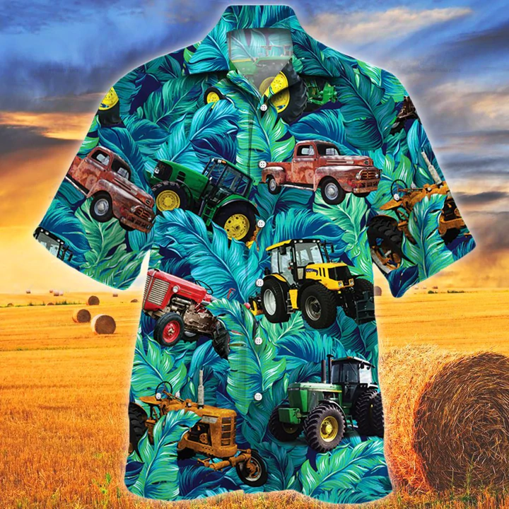 Tractor Lovers Gift Hawaiian Shirt, Animal Hawaiian Shirt Men, Women, Gift For Dolphin Lovers