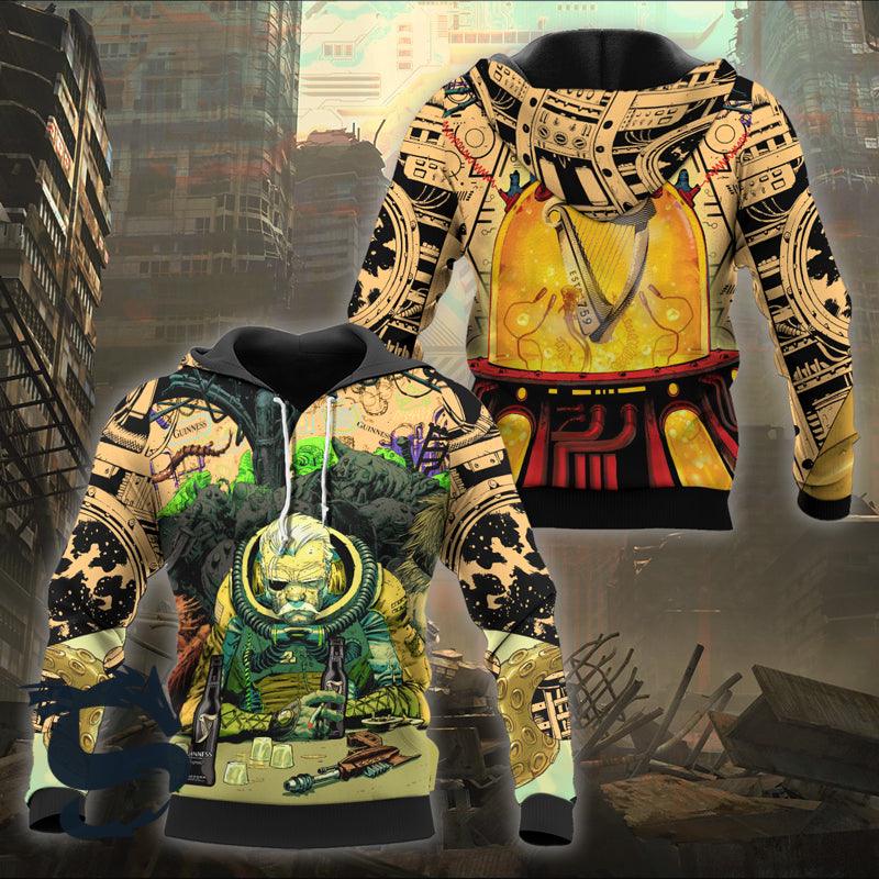The Old Man Of Fear Agent Drink Guinness Hoodie & Zip Hoodie