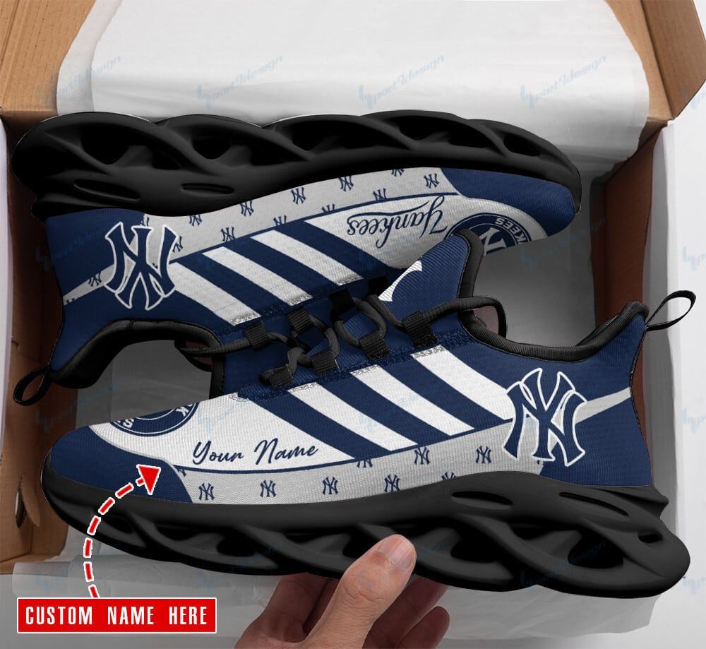 New York Yankees Personalized Clunky Sneaker Max Soul Shoes Ver 18