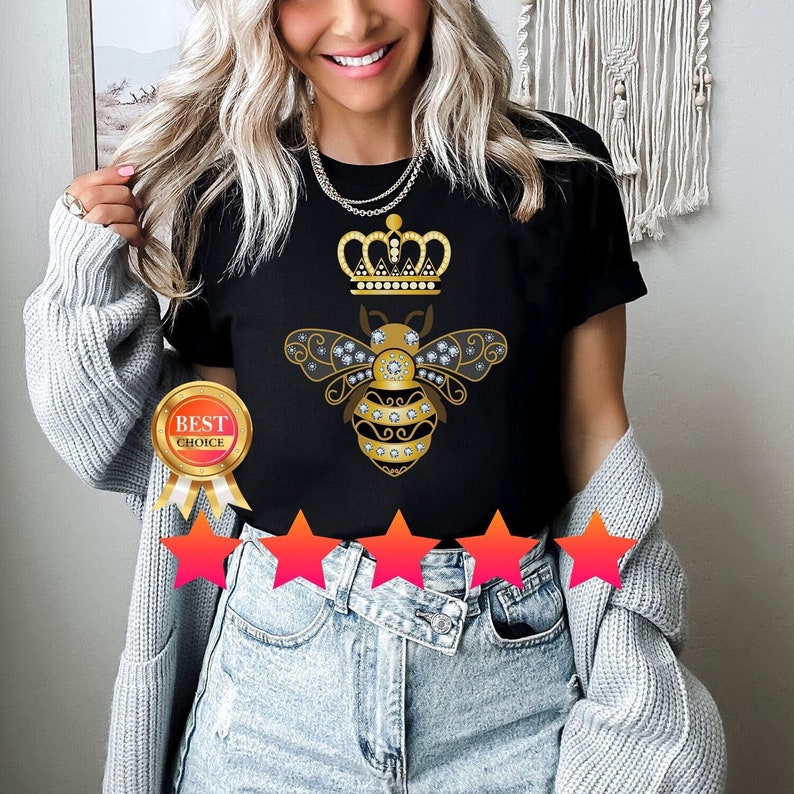 Queen Bee T Shirt Tank Top Kid T-Shirt Sweatshirt Hoodie, Bee Shirt, Bee Shirt, Vintage Bee Shirt, Beekeeper Shirt, Bee Lover Gifts