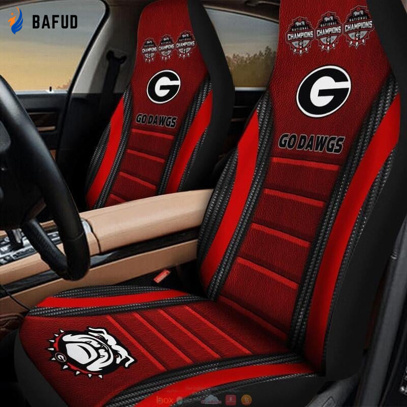 Georgia Bulldogs Car Seat Cover Set for Fan Gift CSC4472