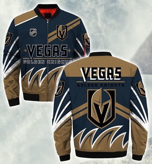 Vegas Golden Knights 3D Bomber Jacket