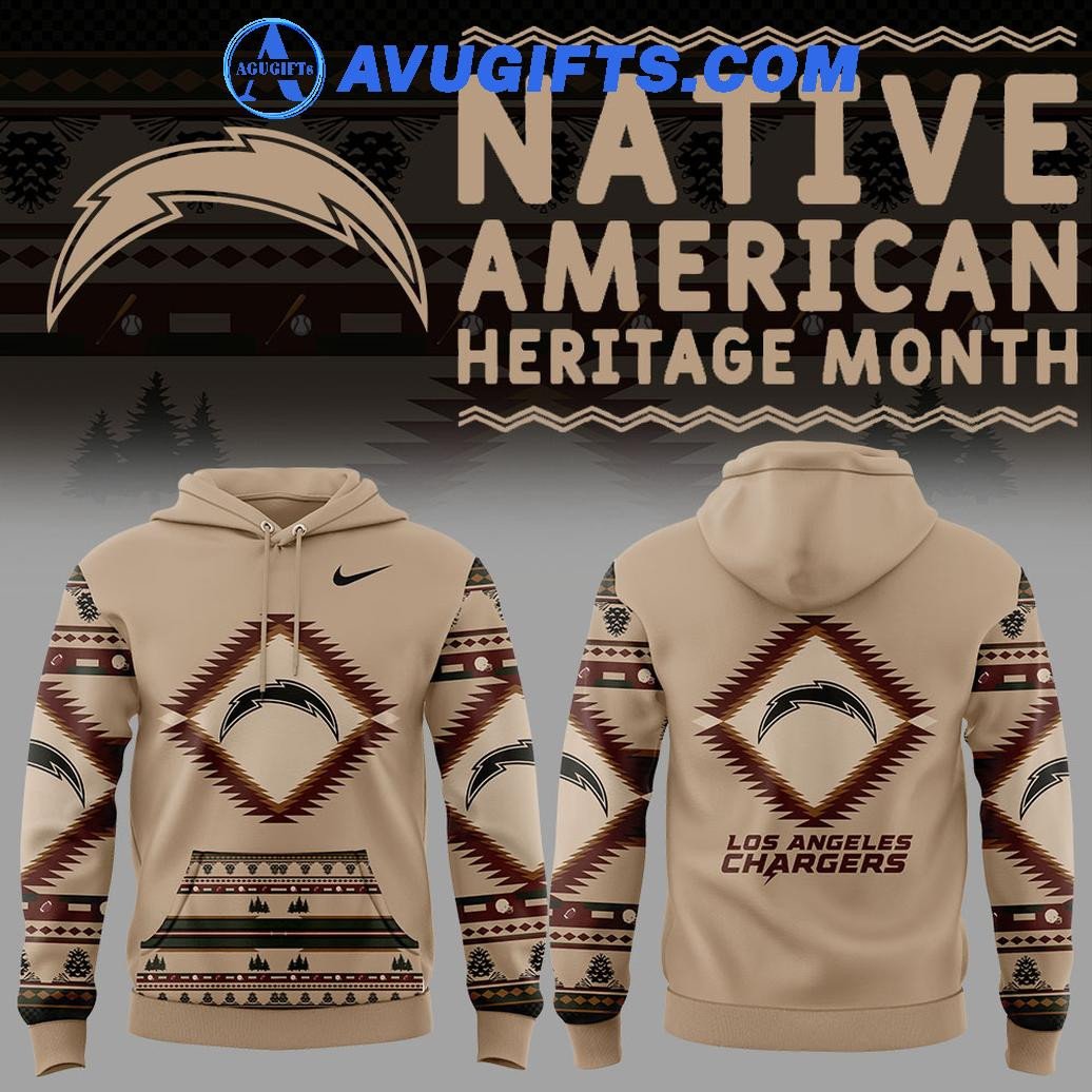 Los Angeles Chargers Native American Heritage Limited Edition Hoodie – Zip Hoodie 3D Aop Shirt