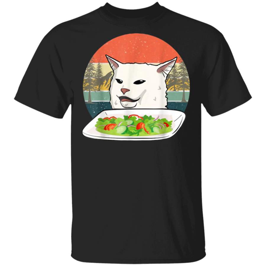 Cats Salad Smudgee At Dinner Funny Smudgee Salad Vintage Shirt Hoodie Shirt