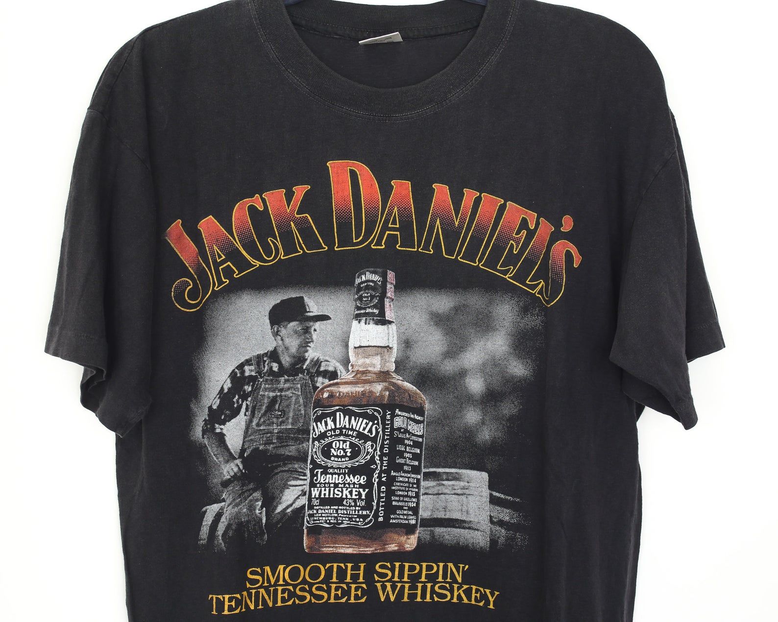 Vintage 90S Jack Daniels Whiskey T-Shirt L