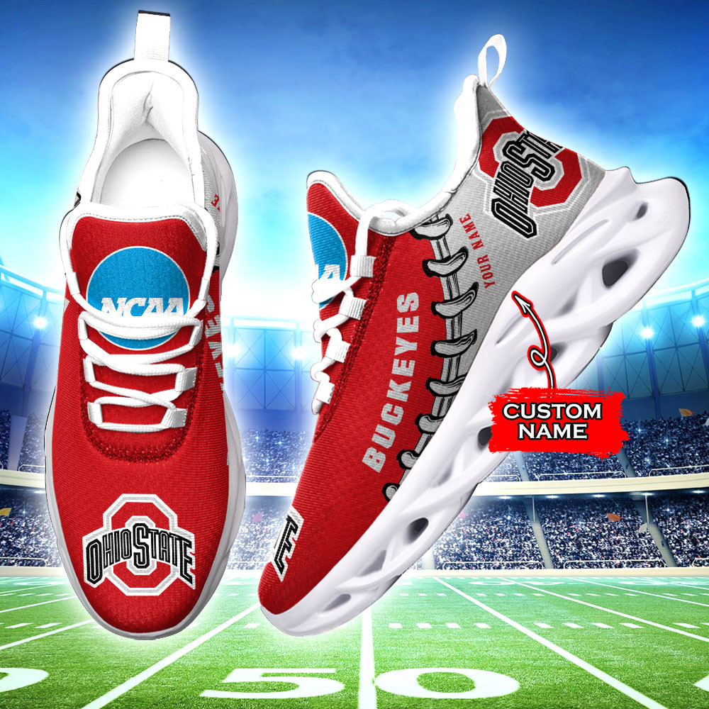 Ohio State Buckeyes Max Soul Shoes Sneakers For Men And Women 372