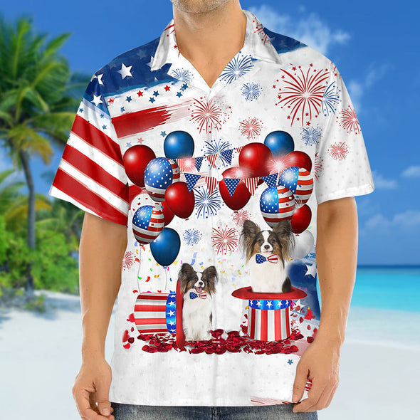 Papillion Independence Day Hawaiian Shirt For Men And Women, 4Th Of July Hawaiian Shirt