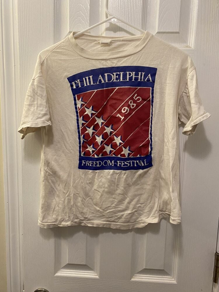 Shrunk Xs T Shirt Vintage Philadelphia 1985 Freedom Festival Shirt