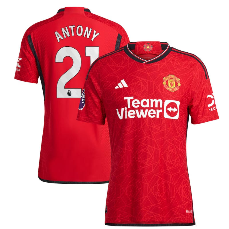 Antony Manchester United Adidas  2023/24 Home Player Jersey – Red