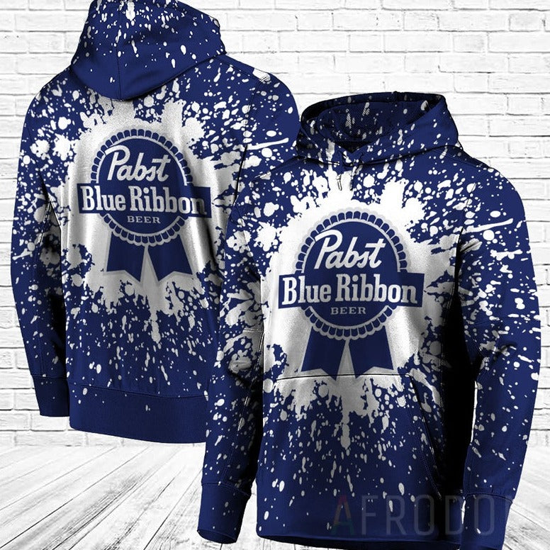 Pabst Blue Ribbon Hoodie Pullover