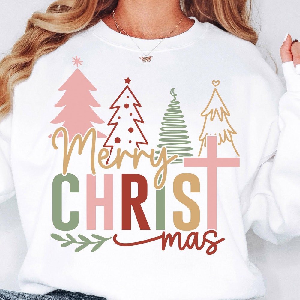 Merry Christmas Svg Png, Christian Christmas Png Svg, Christmas Shirt Svg Png, Christmas Tree Svg, Christmas Png, Digital Download Cut File Unique Looks For Every Occasion