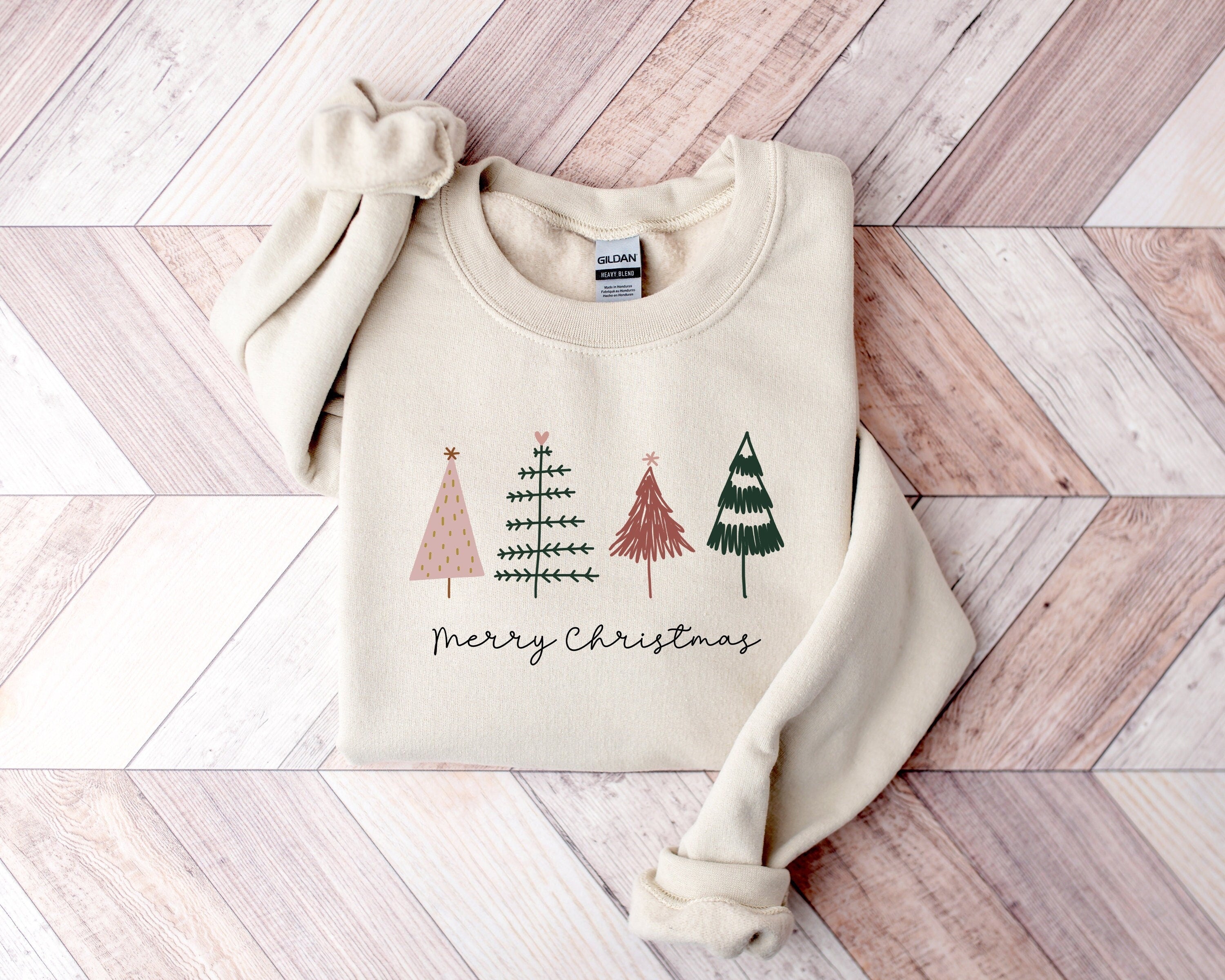 Merry Christmas Sweatshirt, Christmas Trees Shirt, Christmas Tee, Christmas Sweatshirt, Cute Christmas Shirt, Christmas Gift, Christmas Tree