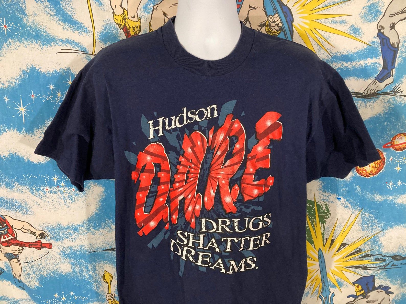 Vintage 90S Dare Drugs Shatter Dreams Shirt – Sz – Dare Tee Straight Edge Stoner Punk 420 Grunge